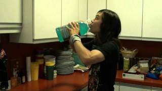 128oz  Gallon Gatorade Chug in 37 Seconds [upl. by Latvina]