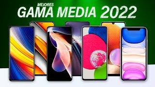 Mejores teléfonos GAMA MEDIA para COMPRAR en 2022 🔥 [upl. by Dibri828]