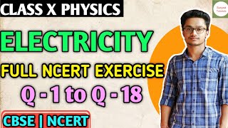 Full Ncert Exercise Solutions Ch12 Electricity Class 10 Science Ncert [upl. by Zetnwahs428]