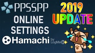 PPSSPP Online Settings UPDATE with Hamachi 2019 [upl. by Geraint826]