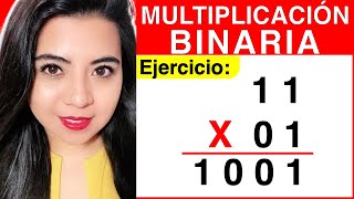 MULTIPLICACIÓN BINARIA  Ejercicio 1 [upl. by Alyakcim871]