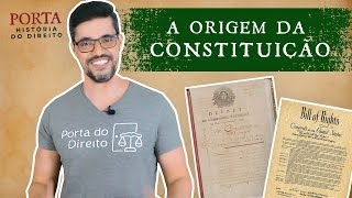 PORTA DA HISTÓRIA DO DIREITO  A ORIGEM DA CONSTITUIÇÃO [upl. by Amarette]