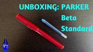 Unboxing Parker Beta Standard Fountain Pen Overview [upl. by Ydassac863]