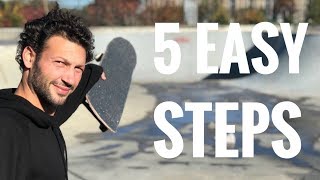 5 EASY STEPS TO MASTER BOWL SKATING [upl. by Nutsud707]