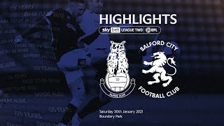 HIGHLIGHTS Oldham Athletic 21 Salford City [upl. by Proctor596]