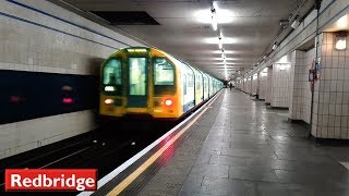 Redbridge  Central line  London Underground  1992 Tube Stock [upl. by Aseela597]