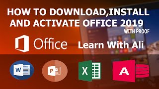 How to Download Install and Activate MS Office 2019 PRO PLUS Full Version  With PROOF [upl. by Ehcropal]