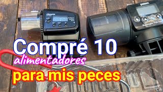 Compré 10 comederos automáticos para alimentar a mis peces [upl. by Maury166]