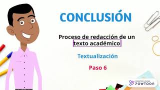 REDACCIÓN DE TEXTOS ACADÉMICOS  621  LA CONCLUSIÓN [upl. by Magree]