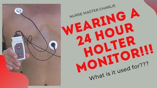 Wearing a 24 hour Holter Monitor [upl. by Rolyab]