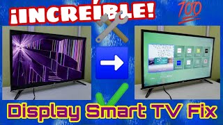 INCREÍBLE Reparación de Smart TV display Dañado  Eléctronica Blue Puebla [upl. by Adneram]