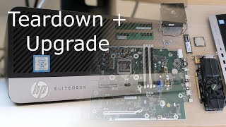 HP EliteDesk 800 G3 SFF  Teardown reassembly and upgrade [upl. by Ennyrb496]