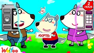 Wolfoo Was Adopted by New Family 🤩 Lesson for Kids about Family  More  Wolfoo Family [upl. by Birkett315]