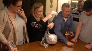 Christmas 2016  Saran Wrap Ball Game [upl. by Enelrahc]