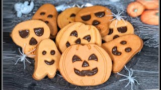 BISCOTTI Di HALLOWEEN Ricetta Facile E Veloce Da Fare A Casa Biscotti per Bambini [upl. by Roe]