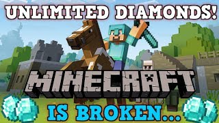 Minecraft Is A Perfectly Balanced Game With No EXPLOITS  Excluding Unlimited Diamonds Glitch [upl. by Dail]