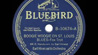 1940 HITS ARCHIVE Boogie Woogie On St Louis Blues  Earl Hines [upl. by Finah]