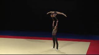 Spelthorne Gymnastics  BRONZE  1319 MxP  Combined  2019 British Acrobatic Championships [upl. by Aridni130]