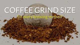 Coffee Grind Size for Every Brewing Method [upl. by Arres]