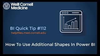 BI Quick Tip 112 How to Add Shapes to your Reports in Power BI [upl. by Aikin951]