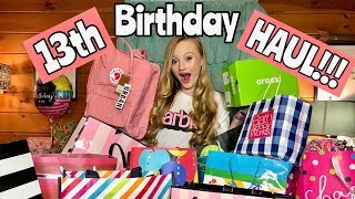 13th Birthday party haul with Princess Ella CC Nicole and Family [upl. by Atinav]