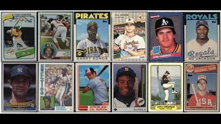 The 25 Most Valuable Baseball Cards from the 1980s [upl. by Eckart]