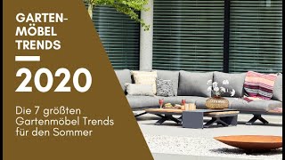 ▶ Gartenmöbel Trends 2020  GartenundFreizeitde [upl. by Libnah]