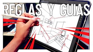 CÓMO USAR REGLAS Y GUÍAS DE PERSPECTIVA CON CLIP STUDIO PAINT  Kaos [upl. by Atteinotna]