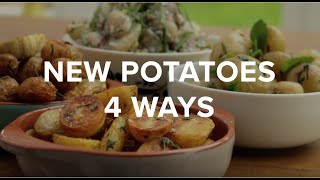 New Potatoes  4 Quick amp Easy Recipes  ChefDevelopment [upl. by Johannessen636]