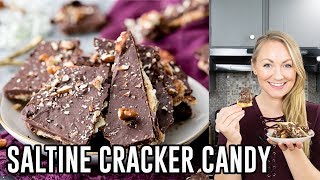 How to Make Saltine Cracker Candy [upl. by Lidda]