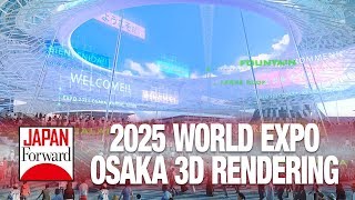 2025 World Expo Osaka 3D Rendering  JAPAN Forward [upl. by Gordy]