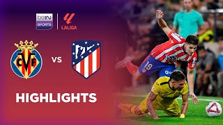 Villarreal 22 Atletico Madrid  LaLiga 2425 Match Highlights [upl. by Nahshon749]