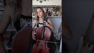 JS Bach  Cello Suite no 2 in D minor Prelude continued on Baroque Cello [upl. by Annoved]