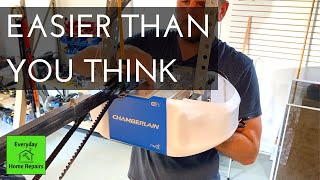 Replacing a Chamberlain Garage Door Opener  10 Minute Install [upl. by Modla]