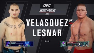 UFC 4  Cain Velasquez vs Brock Lesnar [upl. by Waldos]