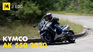 Kymco AK 550 2020 TEST potenza abbordabile [upl. by Allenrac]