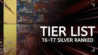 T6T7 Silver Ranked  Tier List [upl. by Itnahsa]