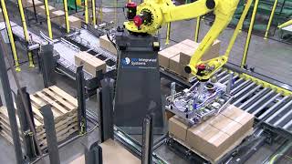 Robotic Case Palletizer  IQF Potatoes  BW Integrated Systems [upl. by Nylisoj]