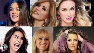 Yuridia Gloria Trevi Maria Jose Alejandra Guzmán Ha Ash y Edith Marquez MIX EXITOS [upl. by Erlene762]