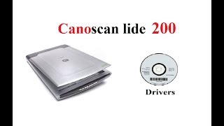 canoscan lide 200  Driver [upl. by Nonaihr]