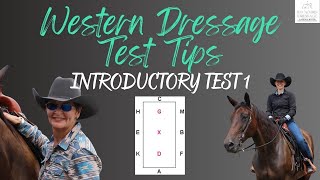 Western Dressage Test Tips Introductory Test 1 [upl. by Osyth]