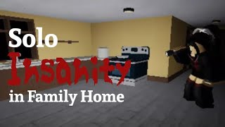 Solo Insanity Mode in Family Home  Roblox Specter Mobile [upl. by Conte]