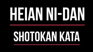 Shotokan Kata  Heian Nidan [upl. by Coad]