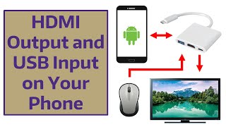 HDMI Output and USB Input on Your Phone [upl. by Ellerad]