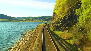 🇳🇴 Norway train ride cab view Nordland Railway Trondheim  Bodø spring [upl. by Fonsie]