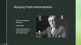 The Study of Public Administration [upl. by Annaerda579]