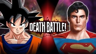 Goku VS Superman 1 2013 The Original Classic  DEATH BATTLE [upl. by Oel]