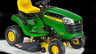 John Deere D105 Auto Lawn Tractor Review [upl. by Hsan]