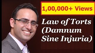 Law of Torts Video1 Damnum Sine Injuria [upl. by Paxon306]