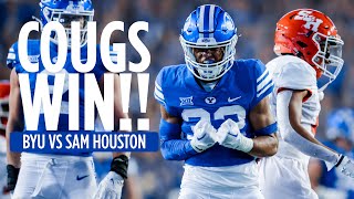 BYU Football vs Sam Houston Highlights  2023 [upl. by Harp596]